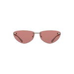 Lunettes de soleil Calvin Klein en métal rose pour femme