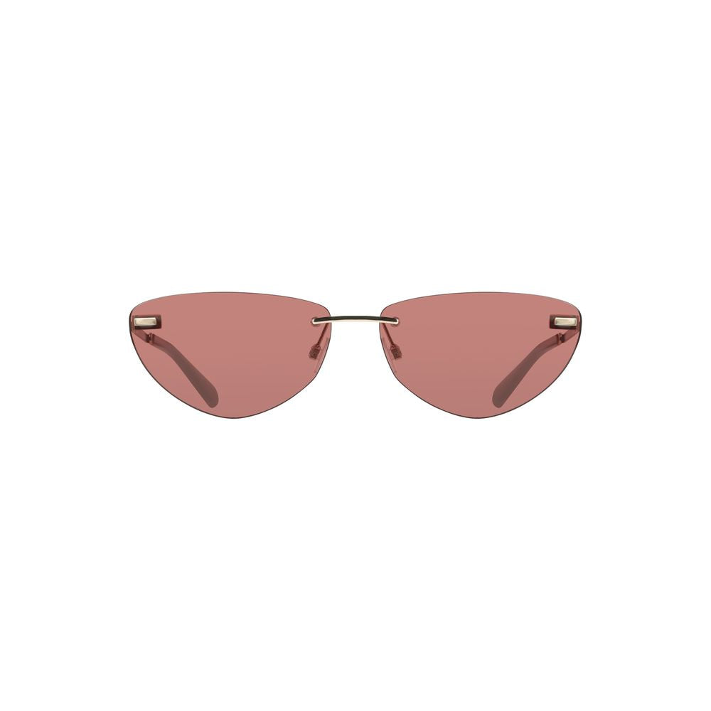 Lunettes de soleil Calvin Klein en métal rose pour femme