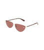 Lunettes de soleil Calvin Klein en métal rose pour femme