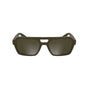 Lunettes de soleil Calvin Klein marron en tissu biosourcé