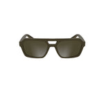 Lunettes de soleil Calvin Klein marron en tissu biosourcé