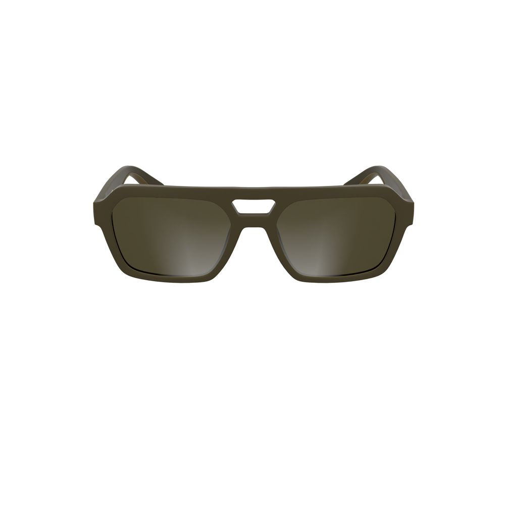 Lunettes de soleil Calvin Klein marron en tissu biosourcé