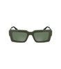 Lunettes de soleil Calvin Klein en acétate vert pour femme