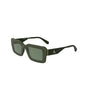 Lunettes de soleil Calvin Klein en acétate vert pour femme