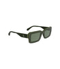 Lunettes de soleil Calvin Klein en acétate vert pour femme