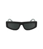 Lunettes de soleil Calvin Klein noires en tissu biosourcé