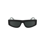 Lunettes de soleil Calvin Klein noires en tissu biosourcé