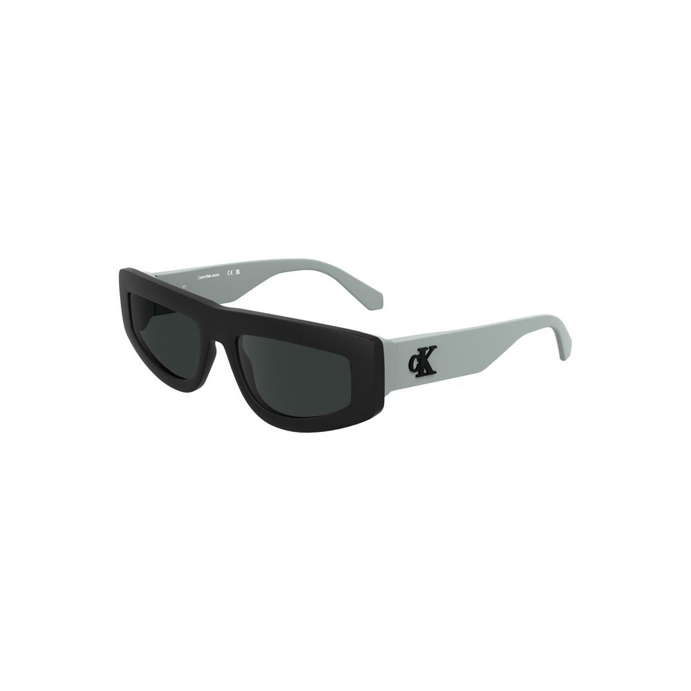 Lunettes de soleil Calvin Klein noires en tissu biosourcé
