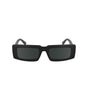 Lunettes de soleil Calvin Klein noires en tissu biosourcé