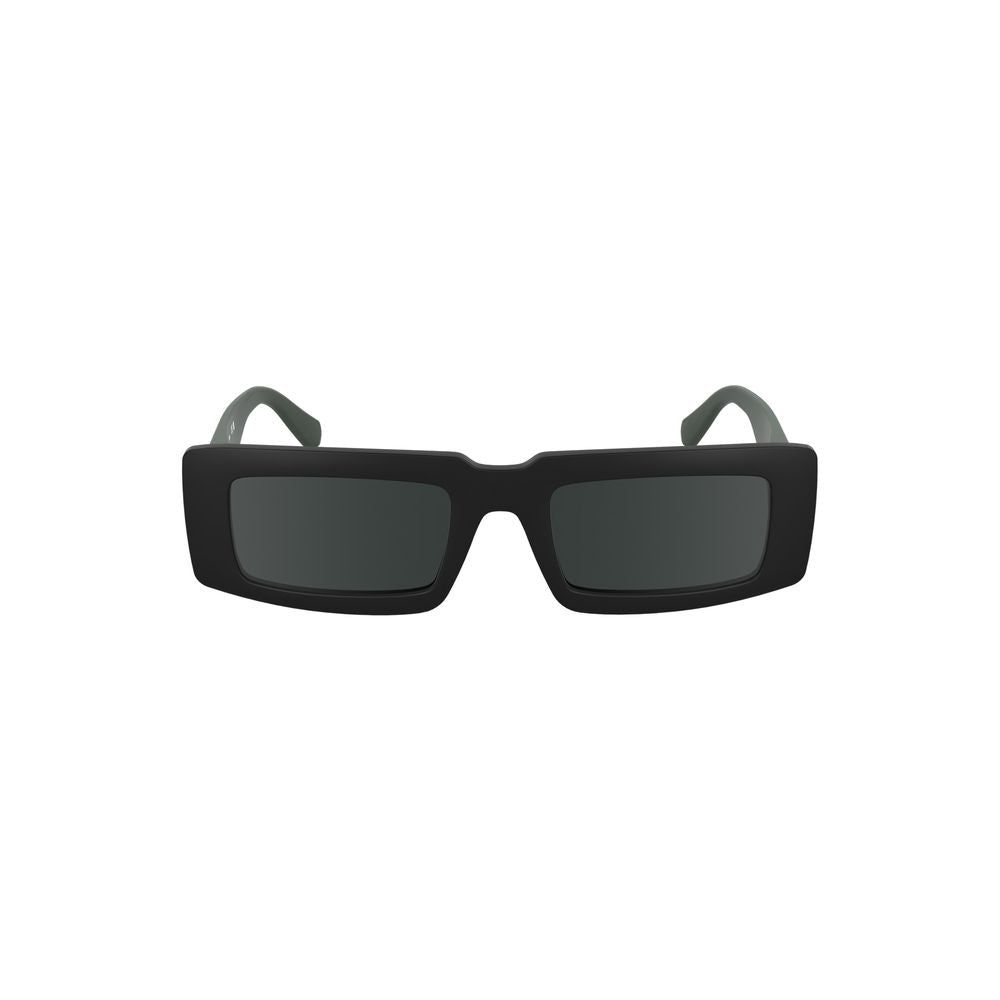 Lunettes de soleil Calvin Klein noires en tissu biosourcé