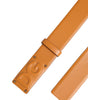 Dolce & Gabbana Brown Leather Buckle DG Logo Embossed Belt
