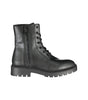 Calvin Klein Chic Black Ankle Boot with Laces and Zip Detail