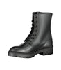Calvin Klein Chic Black Ankle Boot with Laces and Zip Detail