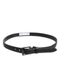 Dolce &amp; Gabbana Black Classic Calfskin Leather Buckle Belt