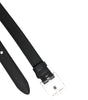 Dolce &amp; Gabbana Black Classic Calfskin Leather Buckle Belt