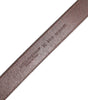 Ceinture classique en cuir de veau marron Dolce & Gabbana avec boucle en métal