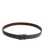 Ceinture classique en cuir vert Dolce & Gabbana avec boucle en métal