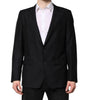Dolce & Gabbana Dark Blue MARTINI Wool Blazer Coat Jacket