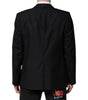Dolce & Gabbana Dark Blue MARTINI Wool Blazer Coat Jacket