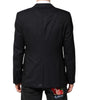 Dolce & Gabbana Dark Blue MARTINI Wool Suit 2 Piece Jacket