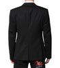 Dolce &amp; Gabbana Dark Gray MARTINI Single Breasted Jacket