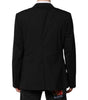 Dolce & Gabbana Black MARTINI Double Breasted Suit Jacket