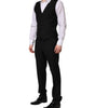 Dolce & Gabbana Black MARTINI Crystal Embellished 3 Pc Suit