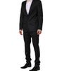 Dolce & Gabbana Dark Gray MARTINI 2 Pc Single Breasted Suit