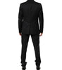 Dolce & Gabbana Dark Gray MARTINI 2 Pc Single Breasted Suit
