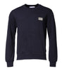 Dolce & Gabbana Dark Blue Logo Crew Neck Pullover Sweater