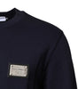 Dolce & Gabbana Dark Blue Logo Crew Neck Pullover Sweater