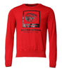 Dolce & Gabbana Red Eye Print Crew Neck Men Pullover Sweater