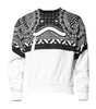 Dolce & Gabbana Black White Bandana Cotton Men Sweatshirt Sweater