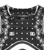 Dolce & Gabbana Black White Bandana Cotton Men Sweatshirt Sweater