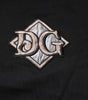 Dolce & Gabbana Black Logo Embroidery Sweatshirt Sweater