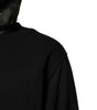 Dolce & Gabbana Black Camouflage Hooded Sweatshirt Sweater