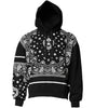 Dolce & Gabbana Black Bandana Hooded Sweatshirt Sweater