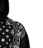 Dolce & Gabbana Black Bandana Hooded Sweatshirt Sweater