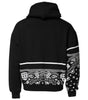 Dolce & Gabbana Black Bandana Hooded Sweatshirt Sweater