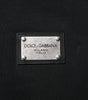 Dolce &amp; Gabbana Black Logo Full Zip Hooded Men Sweatshirt Sweater