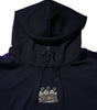 Dolce &amp; Gabbana Black Crown Cotton Hooded Sweatshirt Sweater