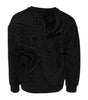 Dolce &amp; Gabbana Black Printed Crew Neck Sweatshirt Sweater