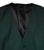 Dolce & Gabbana Green Wool Dress Formal Men Waistcoat Vest