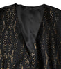 Dolce & Gabbana Black Lurex Dress Formal Men Waistcoat Vest