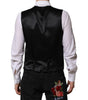 Dolce & Gabbana Dark Brown Dress Formal Men Waistcoat Vest