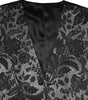 Dolce & Gabbana Black Gray Brocade Formal Men Waistcoat Vest