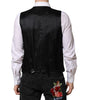Dolce &amp; Gabbana Purple Sequined Dress Formal Waistcoat Vest