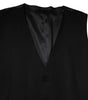 Dolce & Gabbana Black Wool Dress Formal Men Waistcoat Vest