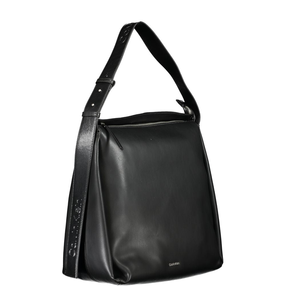 Sac à main en polyester noir Calvin Klein