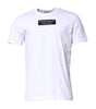 Dolce &amp; Gabbana White Cotton Logo Patch Crew Neck T-shirt